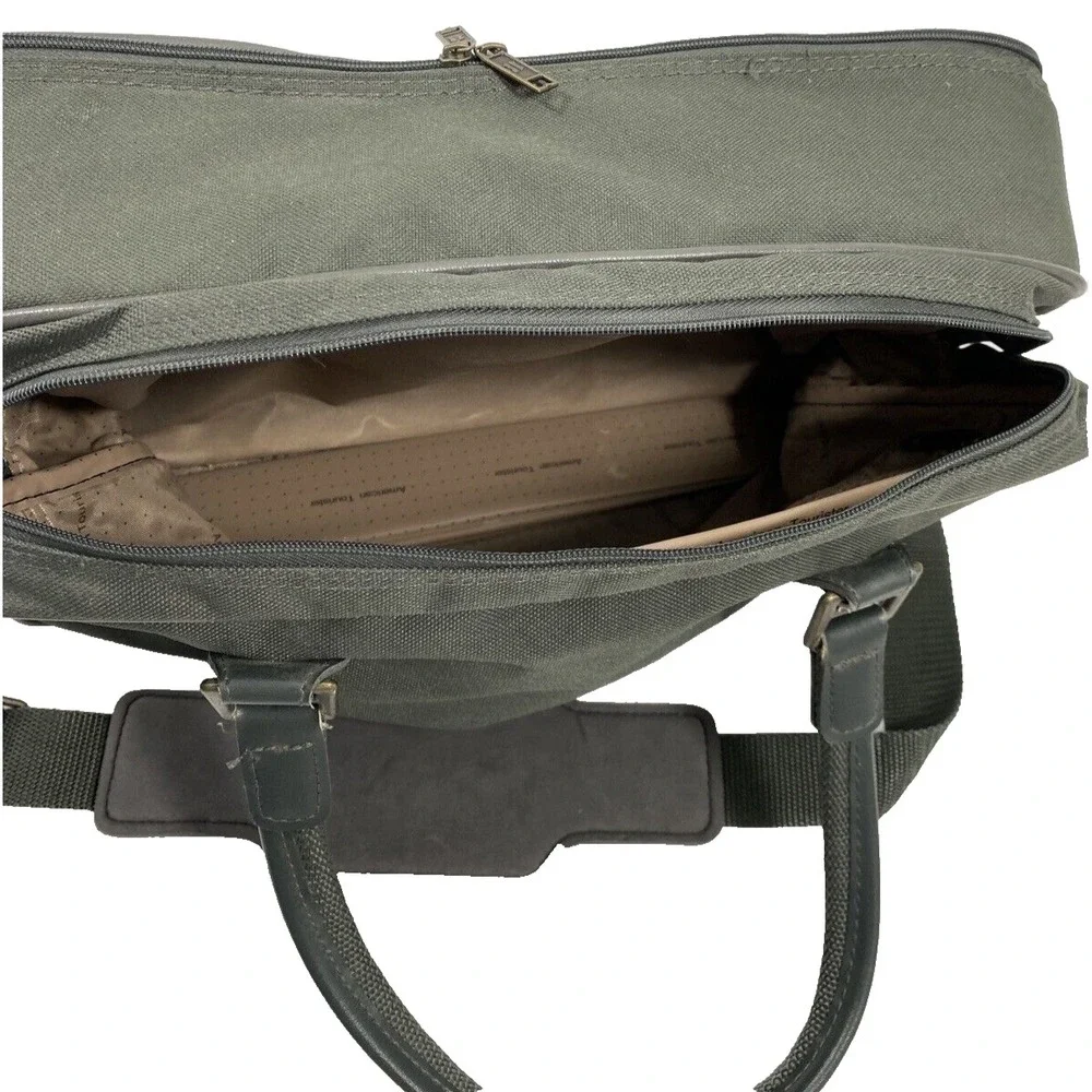 American Tourister Carry On Soft Side Overnight Luggage Tote Olive Color w/Strap